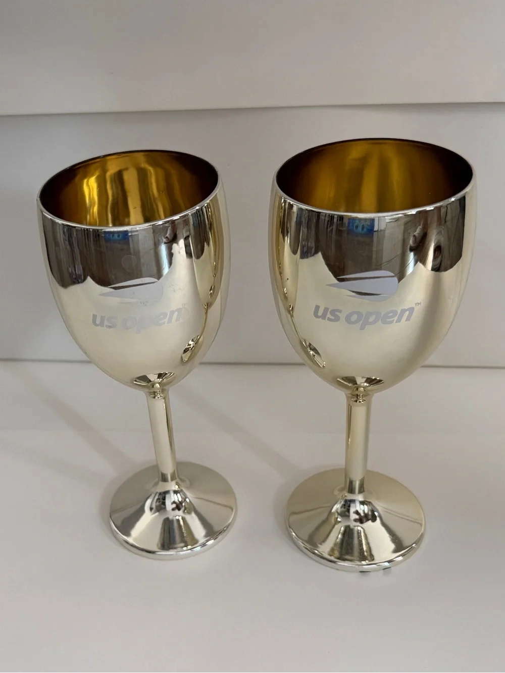 US OPEN Moet Goblet Wine Glass - Set of 2